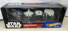 Hot Wheels Star Wars Hero Starship 4-Pack. NEW
