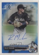 2017 Bowman Draft Chrome Pick Blue Refractor /150 Riley Mahan #CDA-RM Auto 0c2