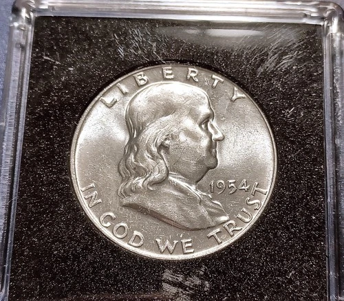 Very Choice BU 1954-D FBL Franklin Half Dollar