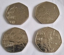 Paddington Bear 50p Fifty Pence Coin Set 2018-2019 Full Collection