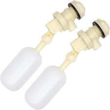 Float Valve 1/2" Shut Off Plastic Water Float Valve, Water Float Valve with Adju
