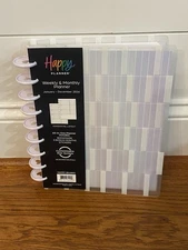 The Happy Planner 2026 Classic Horizontal Layout Planner New Year Opal White