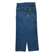 Carhartt Carpenter Pants - 30W 30L Blue Denim