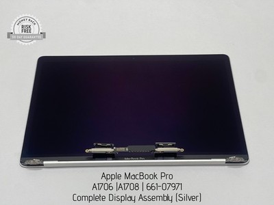 Apple Macbook Pro A1706 A1708 Complete Display Assembly 661-07971 Silver B-Grade