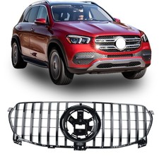 K&Uuml;HLERGRILL PANAMERICANA F&Uuml;R MERCEDES GLE W167 C167 V167 20-23 GL&Auml;ZEND SCHWARZ