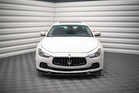 Maxton Design Frontlippe V.2 Passend FüR Maserati Ghibli Mk3 Schwarz Hochglanz