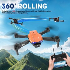 Drone 2026 4K HD Dual Camera WiFi FPV RC Foldable Quadcopter  4 Batteries
