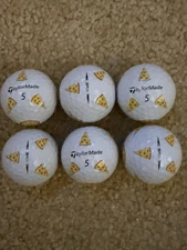 TaylorMade Limited Edition Pix TP5 Pizza Golf Balls