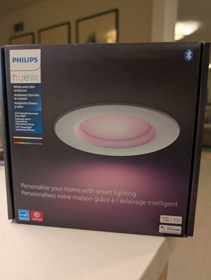 Hue White and Color Ambience 5/6'' Retrofit Recessed Light