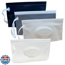 Baby Wet Wipes Pouches, 4 Pcs Baby Wet Wipes Dispensers, Travel Wet Wipes Bag