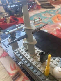 Rare COMPLETE MEGA BLOKS PRO BUILDER 9795 USS NIMITZ Lego Aircraft Carrier 