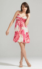 NWT Davids Bridal Short Charmuse beaded dress flaw 4