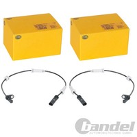 2X Hella ABS-SENSOR Raddrehzahl Vorne Beidseitig Passend FüR Bmw 1 2 3 4