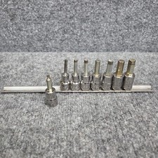 Snap On 3/8 Drive SAE Hex Bit Socket Set 8 pc Made in USA