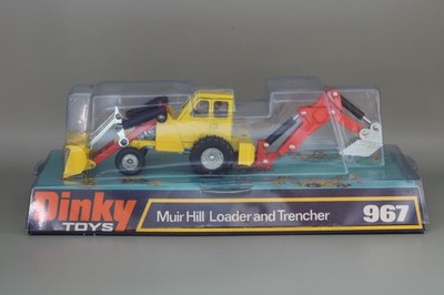Dinky 967 Muir Hill Loader & Trencher - top unbenutzt im Originalkarton