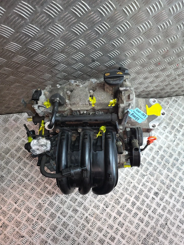 SKODA FABIA MK2 ENGINE BARE 60HP 1.2 PETROL CHF BBM 07-10 72k - Image 3 of 4