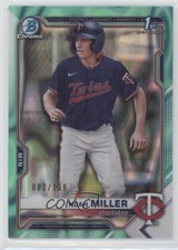 2021 Bowman Draft Chrome Aqua Lava Refractor 2/199 Noah Miller #BDC-109 0qc2