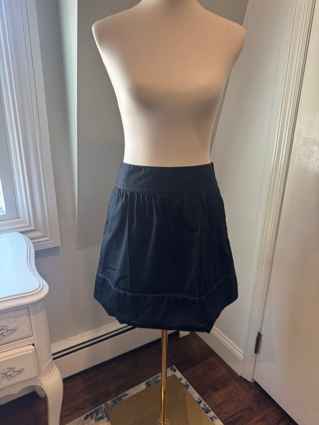LOFT | Women’s 100% Cotton Black Mini Skirt | Size 4