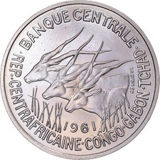 [#1069644] Coin, EQUATORIAL AFRICAN STATES, 50 Francs, 1961, Paris, ESSAI, MS(65
