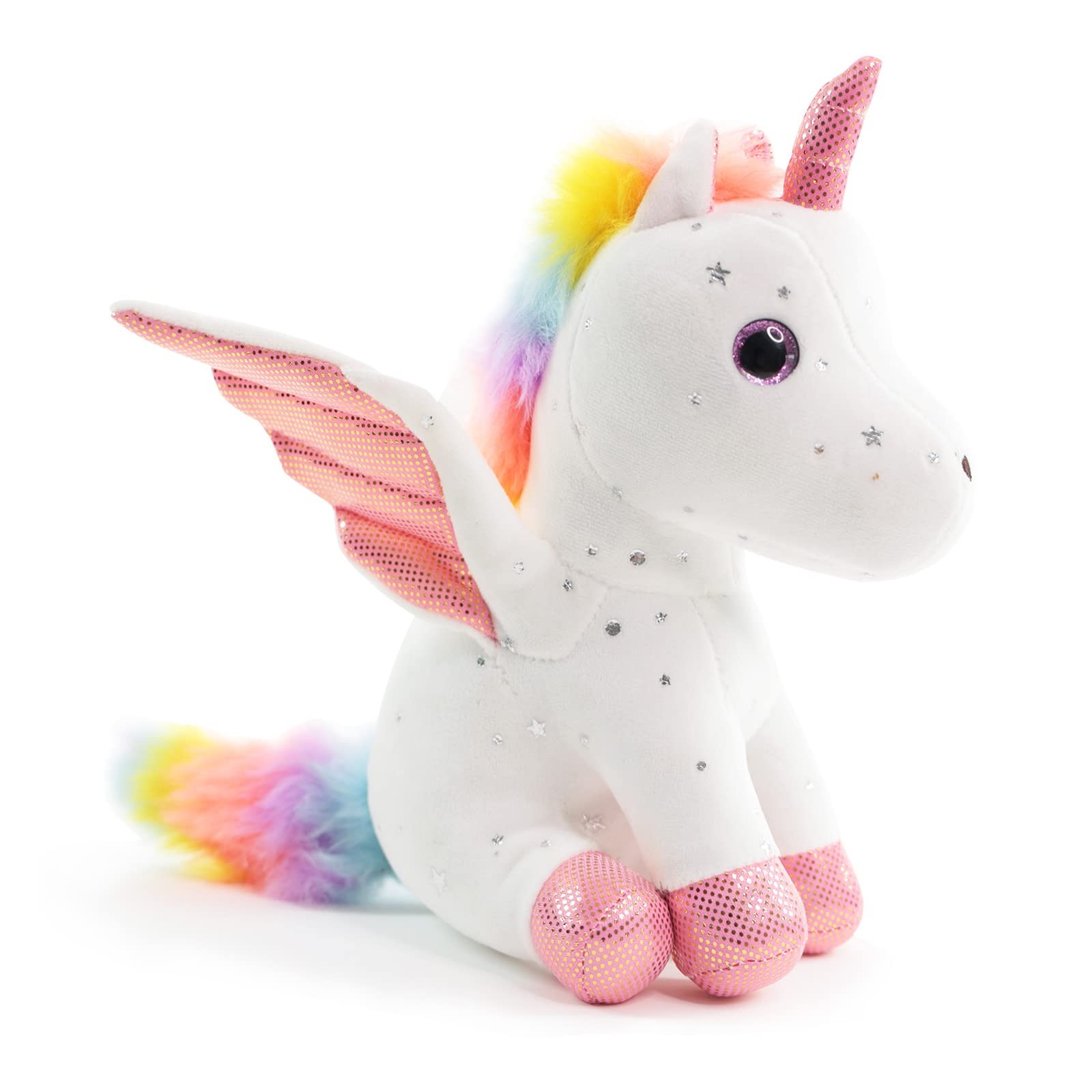 8" Unicorn Stuffed Animal - Cute Plush Toy Gift for 3-8 Year