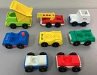 Rare/Vintage Lot (8) Fisher Price Little People Cars/Vehicles Variety EXC COND