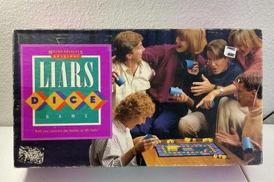 Milton Bradley Original 1987 Liar's Dice Bluffing Party Game 100% Complete