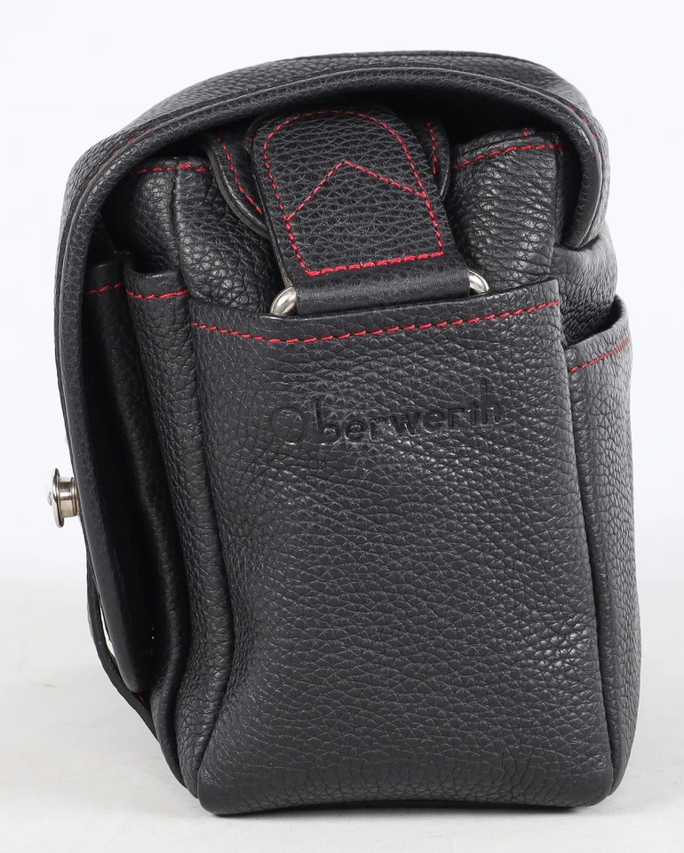 Bolsa para cámara Oberwerth Louis para Leica M11, negra/roja, 9,45 x 7,08 x 5,51 pulgadas Foto 4 de 4