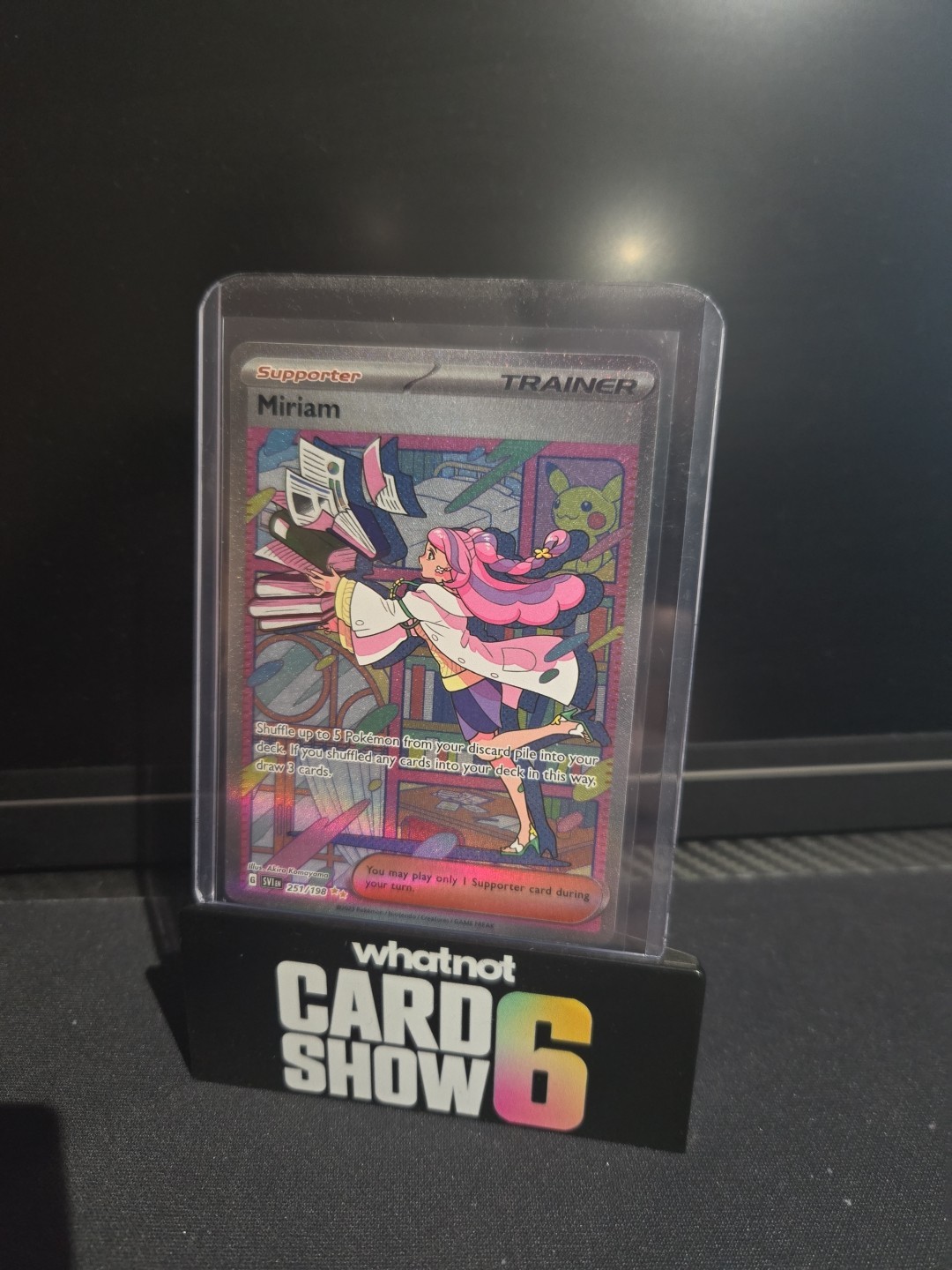 Pokémon Scarlet & Violet Miriam 251/198 Special Illustration Rare NM