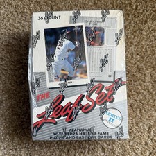 The Leaf Set Series ii 2 Sealed Box Baseball Cards 1990 Hall Of Fame 36 Packs