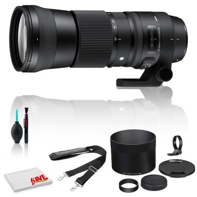 Sigma 150-600mm f/5-6.3 DG OS HSM Contemporary Lens for Canon EF (US Model) Stan