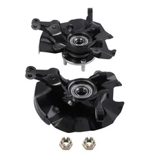 2* Front Steering Knuckle & Wheel Bearing Hub For Hyundai Accent KA053  KA054
