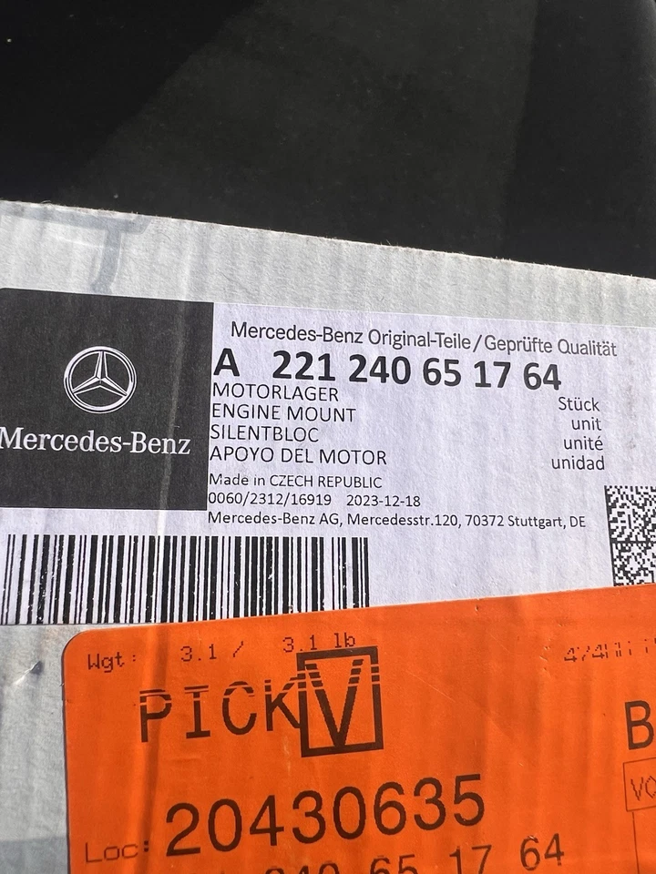 Suportes de motor esquerda/direita para Mercedes-Benz S550 4Matic 4.7L 2012-2013 EUA - Imagem 2 de 2