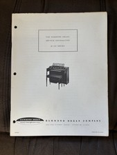 Hammond Organ M-100 Series Service Manual 33pg  4 Foldout Schematics M100