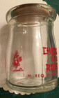 "CHICKEN IN THE ROUGH"  INDIVIDUAL GLASS DAIRY CREAMER - WITH CAP !!! — photo 4