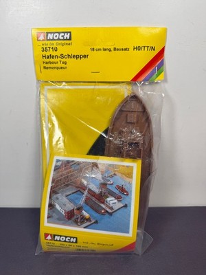 NOCH 35710 HO TT N Scale HARBOUR TUG Boat Train Building Model Kit