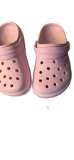Image of CROCS GIRL BALLERINA PINK CLOG UK J2(1017)