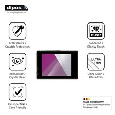 4x Film de protection d'écran pour SIJCAM SJ4000 Air protecteur clair dipos