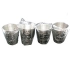 Jack Daniel’s Old No. 7 Metal Shot Glass Set Of 4 w/ Black Snap Pouch Case NWOT — photo 6