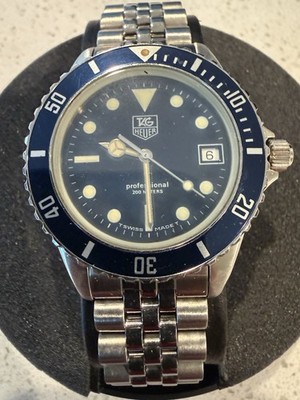 TAG Heuer 1000 Blue Men's Watch - 980.613B for sale online | eBay
