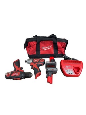 MILWAUKEE 2494-22 12V Drill Driver/Impact Driver Combo Kit (PPG011248)