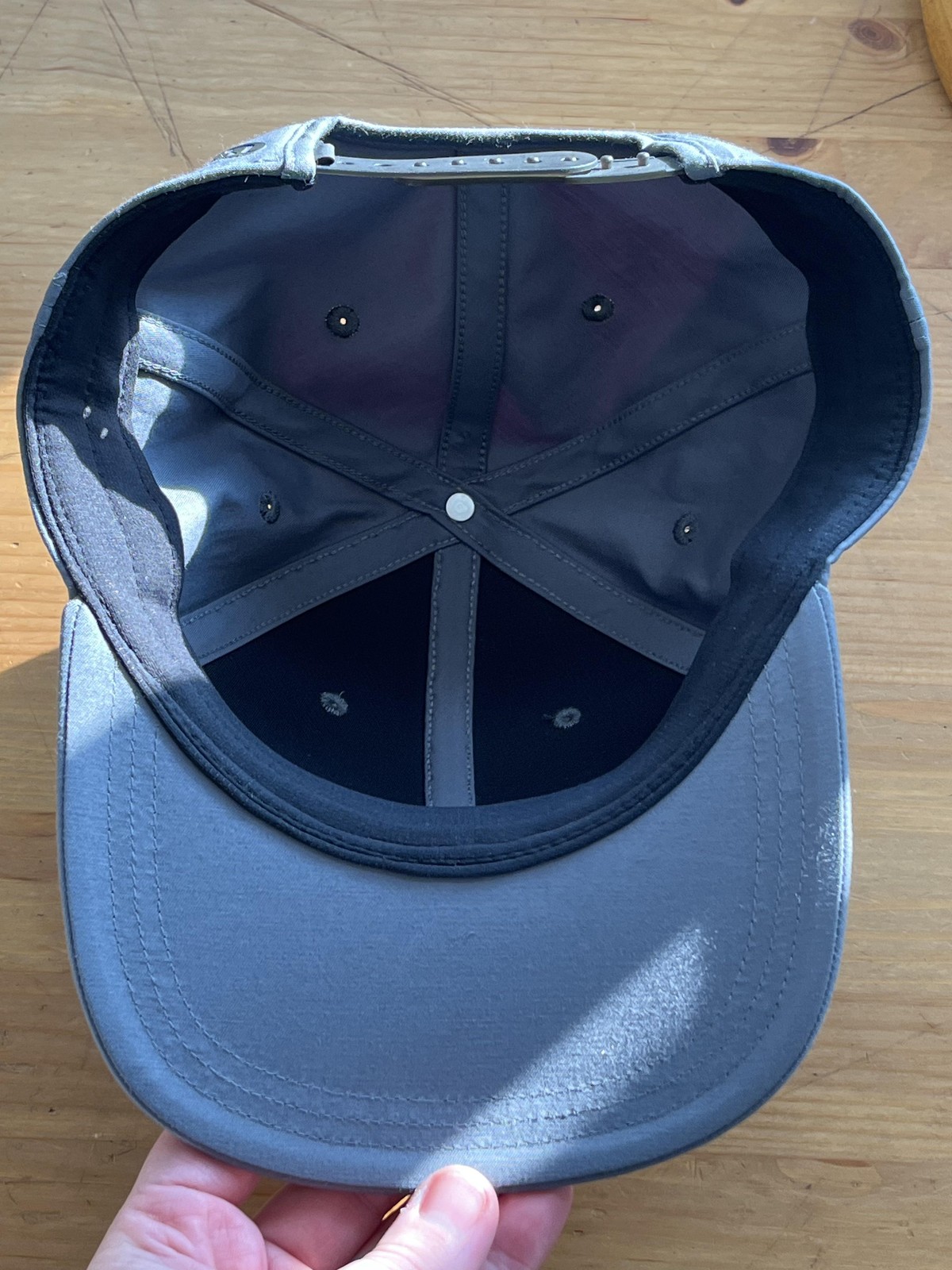 Lululemon Hat Cap Snap Back Gray Performance Athl… - image 6