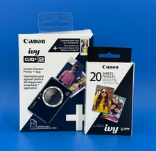 Canon Ivy CLIQ+2 8 Megapixel Digital Camera 4519C005 + 20 PHOTO SHEETS