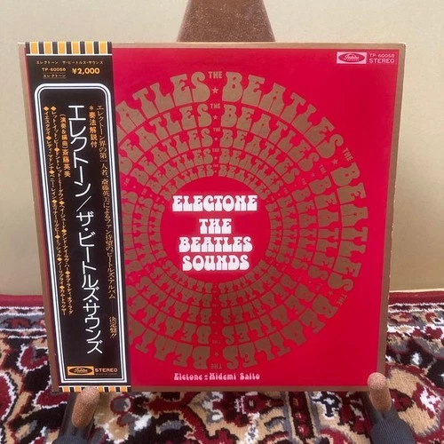 Hidemi Saito Electone The Beatles Sounds TP-60058 Japanese Obi LP Japan