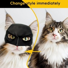 Adjustable Eye-Catching Washable Flexible Snug Detailed Adorable Pet Batman Mask