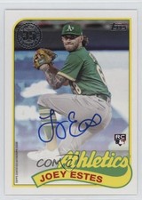 2024 Topps Update 1989 Topps Baseball Auto Joey Estes #89BA2-JE Auto pl8
