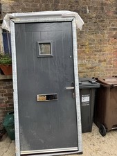 Composite Front Door and Frame Set with Ironmongery