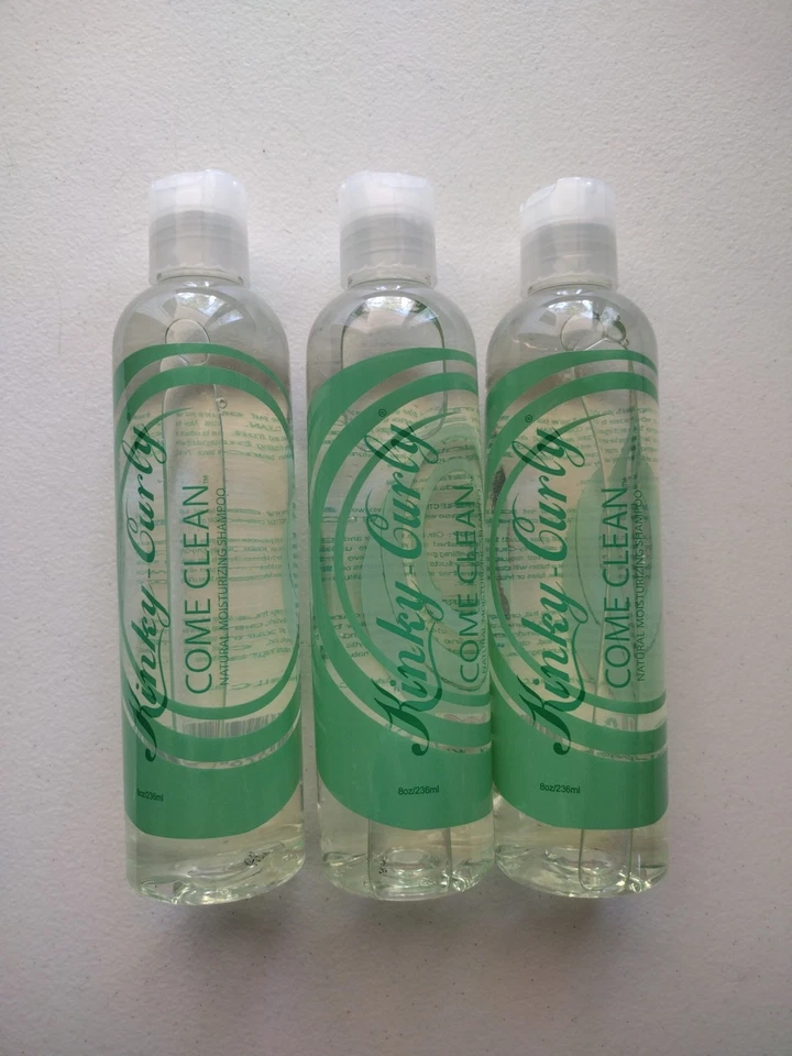 Pack de 3 - Champú hidratante natural rizado rizado para limpiar  Foto 2 de 2