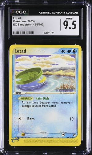 Lotad graded CGC 9.5 for sale on eBay