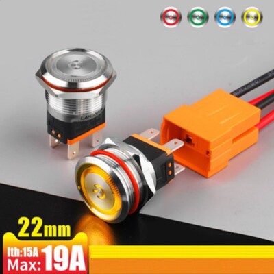 22mm install micro Heavy duty19A high current waterproof IP67 high-power control