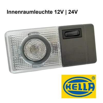 HELLA 12V Innenraumleuchte Innenraumlicht Einbau Camper Kastenwagen universal